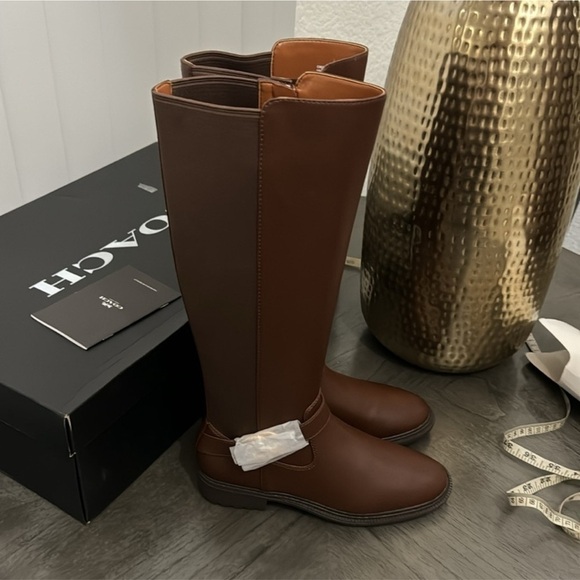 COACH Farrah Leather Boot - Picture 4 of 9